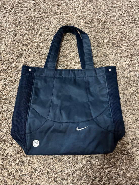 Nike Handbags - Nike Navy Tote Bag with White Swoosh